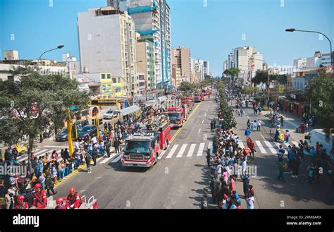 Lima, Peru - July 29, 2023: Close-Up Shots of Peruvian Military and ...