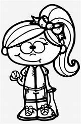 Girl Clip Art Coloring sketch template