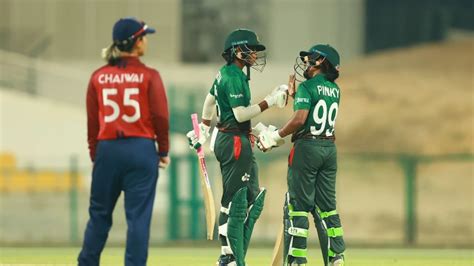 Bangladesh women's cricket team beat Thailand, book World Cup berth ...