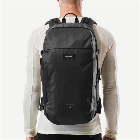 40 L Hiking Backpack - Travel 500 Black - Black‎, Black‎ - Forclaz ...