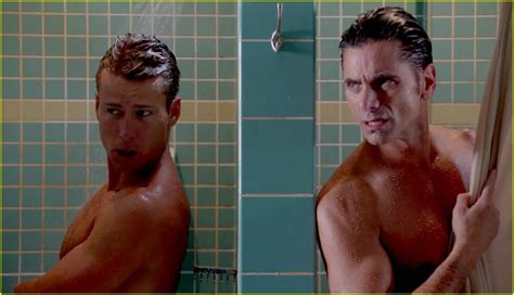 John Stamos & Glen Powell Steam Up 'Scream Queens' with Sexy Shower ...