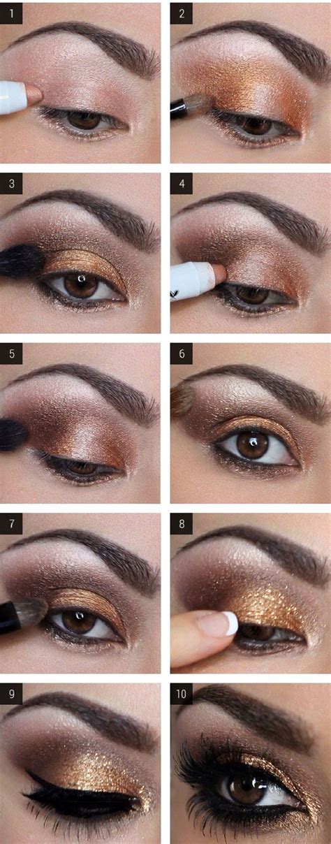 Brown Eyeshadow Tutorials for a More Seductive Look - Women Daily Magazine