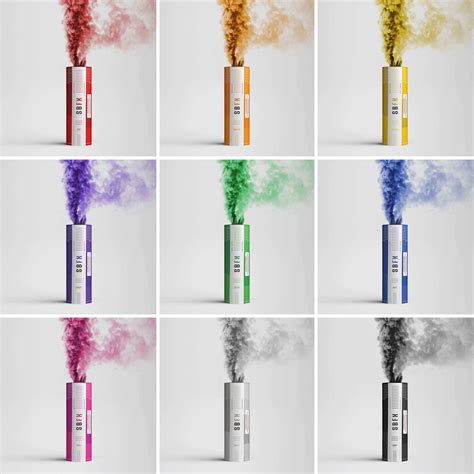 Rainbow Colored Smoke Bombs - Colored Smoke Bombs for Photography