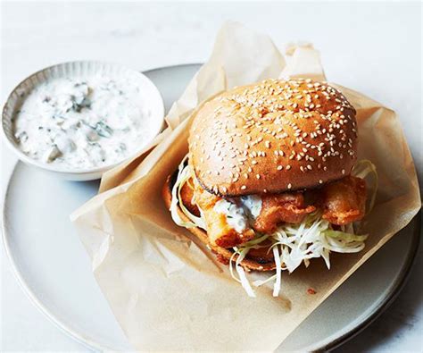 Fish burger recipe | Gourmet Traveller