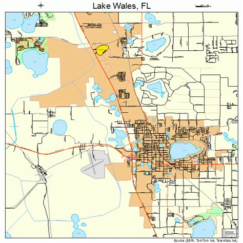 Lake Wales Florida Street Map 1238950