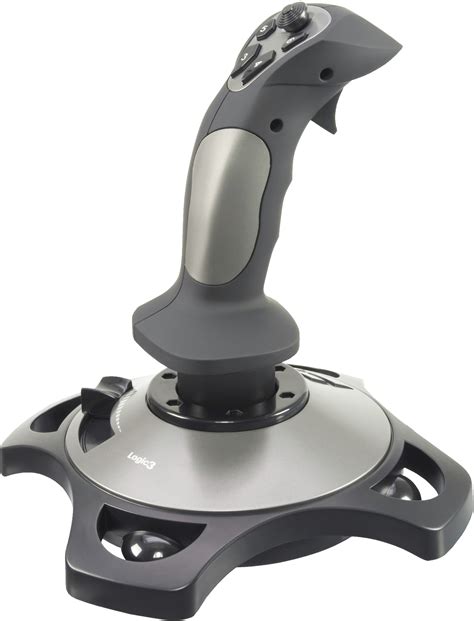 Logic 3 Silver Joystick PNG Image | Joystick, Sony video games, Gaming accessories