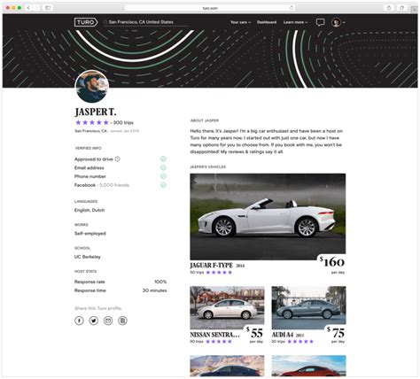 Introducing your new host profile page | Field Notes: The Turo blog