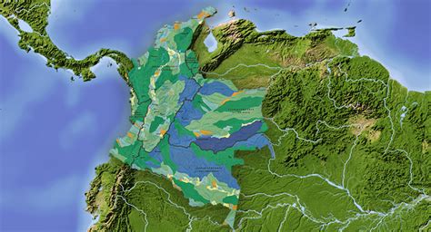 Hidrografía - Geografía - Historia de Colombia - Colombia Info