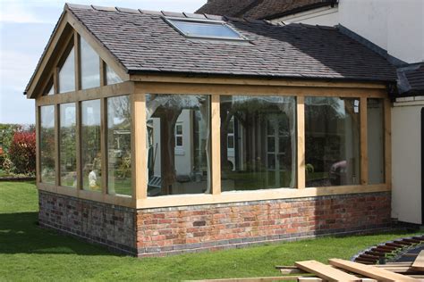 Oak Framed Extension in 2023 | Oak framed buildings, House extension design, Small lake houses