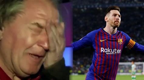 Messi brings Ray Hudson to tears after Hattrick │Real Betis Vs Barcelona 1-4│ HD 2019 - YouTube