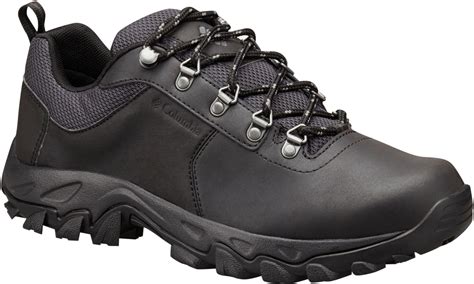 Lyst - Columbia Newton Ridge Plus Low Waterproof Hiking Shoes in Black ...