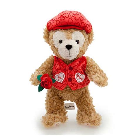 Disney Duffy Bear Plush - Valentine's Day - 9" H