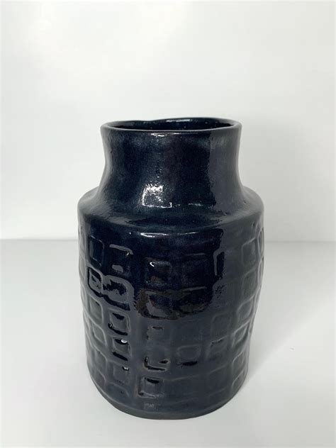 Black Ceramic Planter Pots for Plants Indoor With Drainage - Etsy