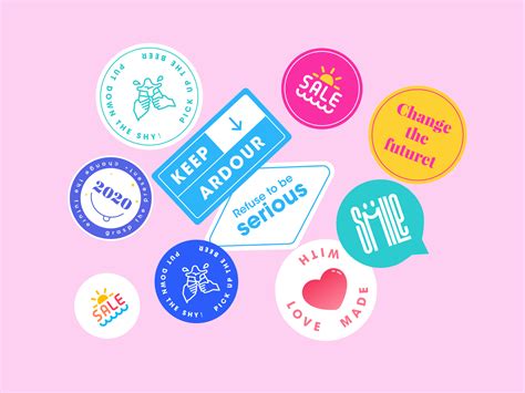 Stashally Stickers | Sticker design, Branding design, Website design layout