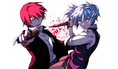 Assassination Classroom HD Wallpaper: Karma Akabane & Nagisa Shiota