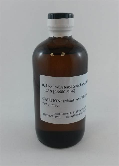 21360 - OSA - Octenyl Succinic Anhydride - 200 ml - Laboratory Chemicals - Ladd Research