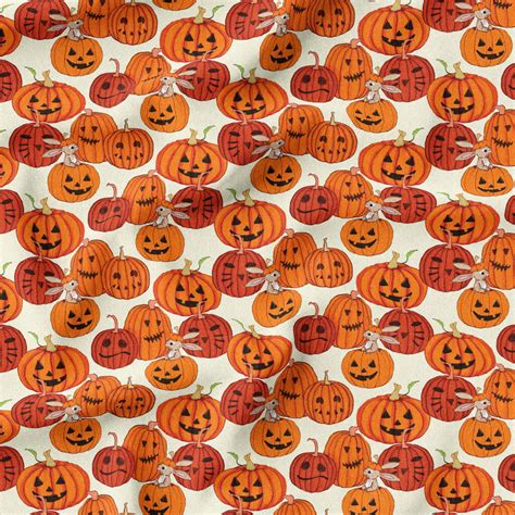 Pumpkin Party Halloween Fabric By Belle & Boo