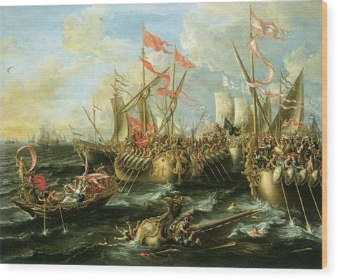 Battle Of Actium Painting at PaintingValley.com | Explore collection of ...