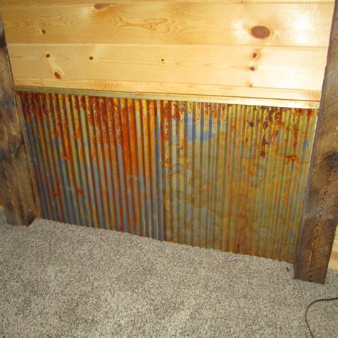 Corrugated Wainscoting – DakotaTin By Rusher Products, LLC Steel Fence ...