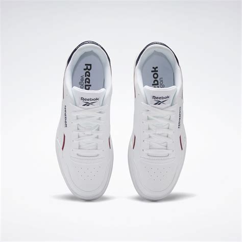 Reebok Court Advance Vegan Shoes in Cloud White / Vector Navy / Classic ...