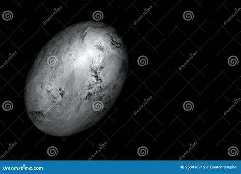 Dwarf Planet Haumea - Solar System Stock Illustration - Illustration of planet, generated: 269036915