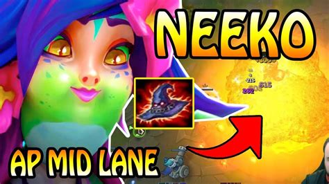 AP NEEKO MID GAMEPLAY - Crazy Damage + One Shots - YouTube