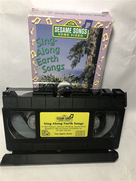 Sesame Street The Adventures Of Elmo In Grouchland Sing Play VHS 1999 TESTED ...