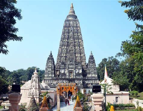 Mahabodhi Temple in Bodhgaya, Bihar - india