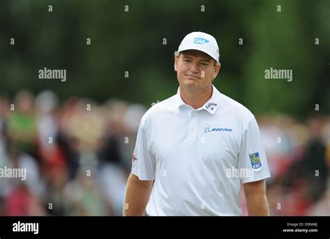 Winner South African golf pro Ernie Els reacts during the Golf ...