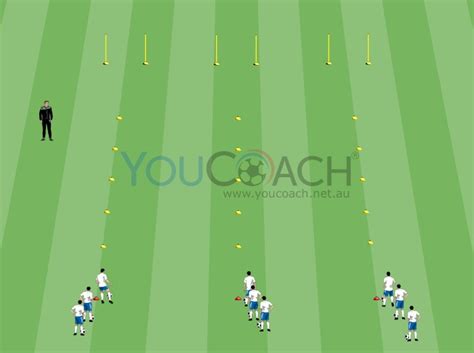 Speed dribbling competition and ball control with a winning pass | YouCoach