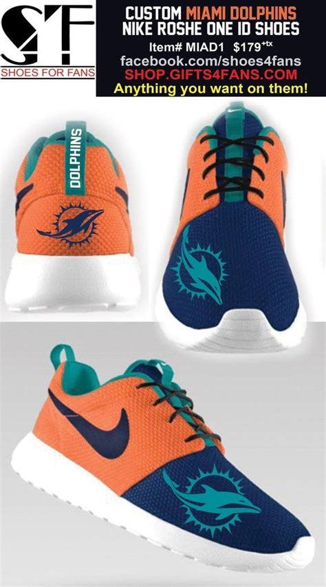 MIAMI DOLPHINS NIKE ROSHE ONE SHOES | Miami dolphins shoes, Dolphins ...