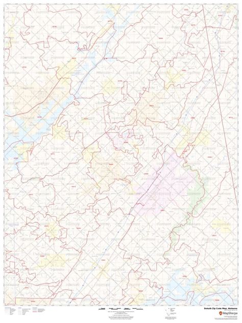 Dekalb Zip Code Map, Alabama | Dekalb County Zip Codes