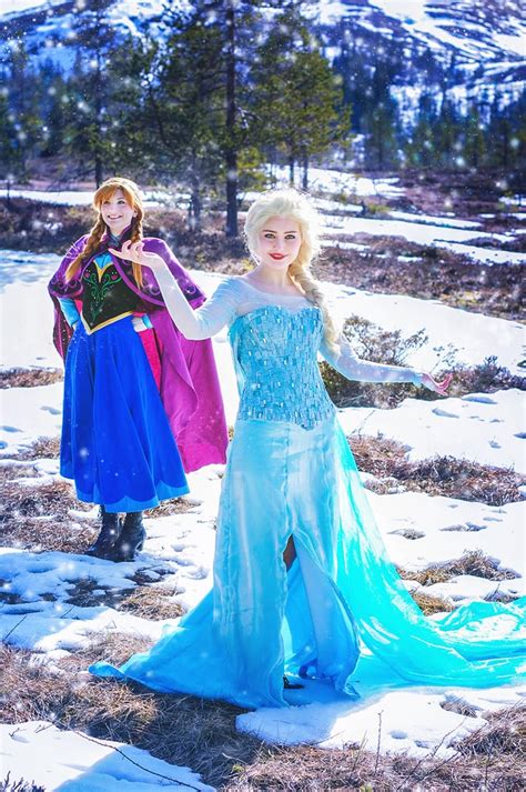 Anna and Elsa | Frozen Halloween Costumes For Women | POPSUGAR Love & Sex Photo 46