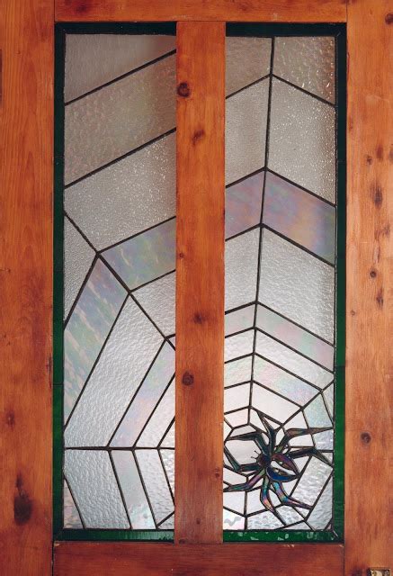 ELAINE PRUNTY : MOSAIC ARTIST : Stained glass : The SPIDER'S WEB WINDOW