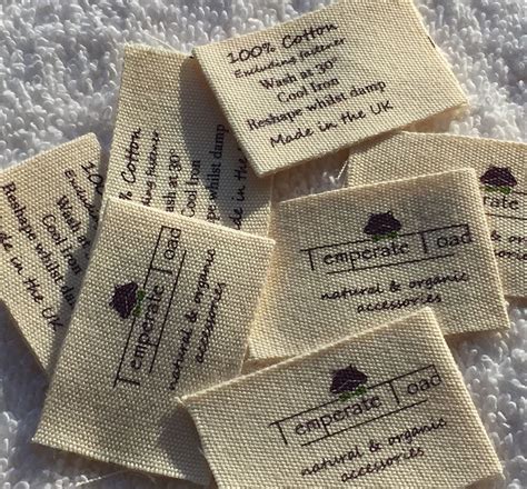 Clothing Labels UK | Fabric labels, Custom clothing labels, Cotton labels