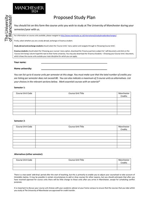 Proposed Study | Templates at allbusinesstemplates.com