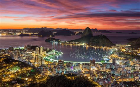 Download Rio de Janeiro City Lights Wallpaper