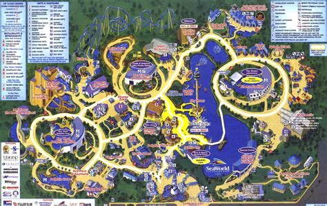 Universal Studios Theme Park Map