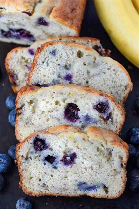 Banana Blueberry Bread with Cream Cheese-Butter Your Biscuit