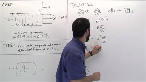 Faraday's Law Example 1 - YouTube