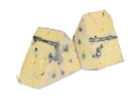 Cheese Blue Mold Isolated on White Stock Photo - Image of gourmet, food ...