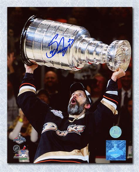 Scott Niedermayer Anaheim Ducks Autographed 2007 Stanley Cup 8x10 Photo - NHL Auctions