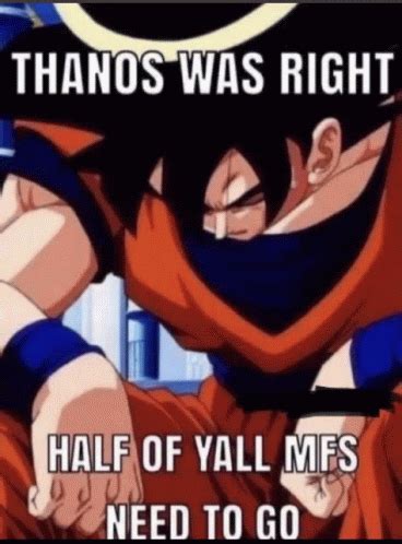 Goku Thanos Snap GIF - Goku Thanos Snap Thanos Meme - Discover & Share GIFs