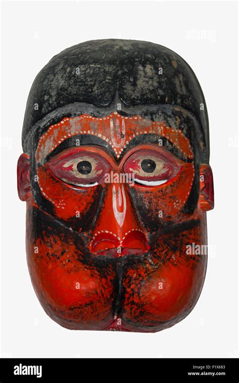 Tribal mask. Bhopal Museum, Bhopal Madhya Pradesh, India Stock Photo - Alamy