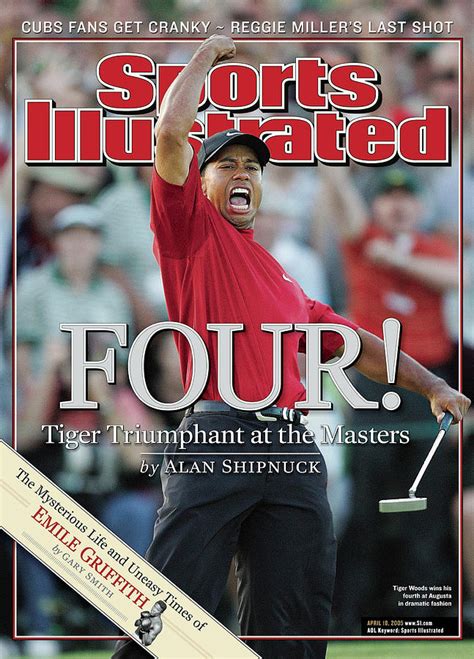 Tiger Woods, 2005 Masters Sports Illustrated Cover Photograph by Sports ...