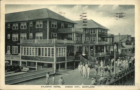 Atlantic Hotel Ocean City, MD Postcard