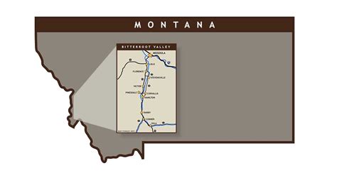 Bitterroot Valley Map & Directions - Bitterroot Info