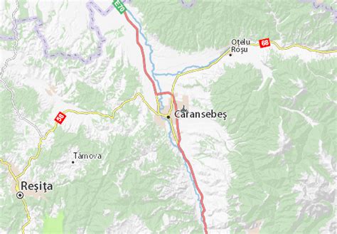 MICHELIN Caransebeş map - ViaMichelin