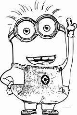 Minions Coloring Pages  Wecoloringpage sketch template