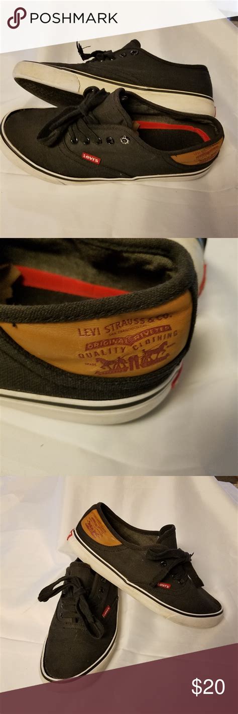 Levi's canvas sneakers, mens sz 8, women's 9.5 in 2020 | Canvas sneakers, Levi, Sneakers